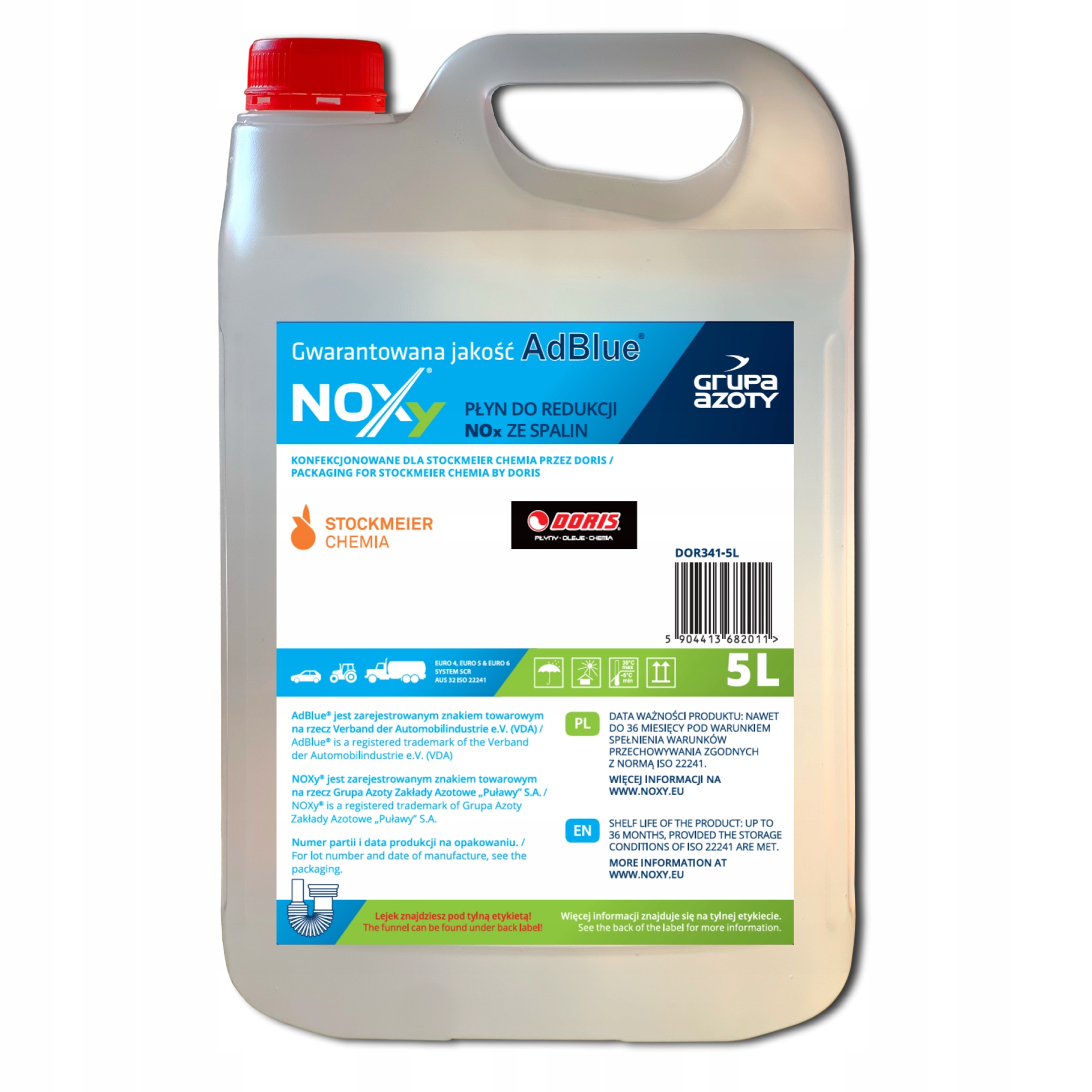 AdBlue NOXy Doris 5L 1szt z lejkiem