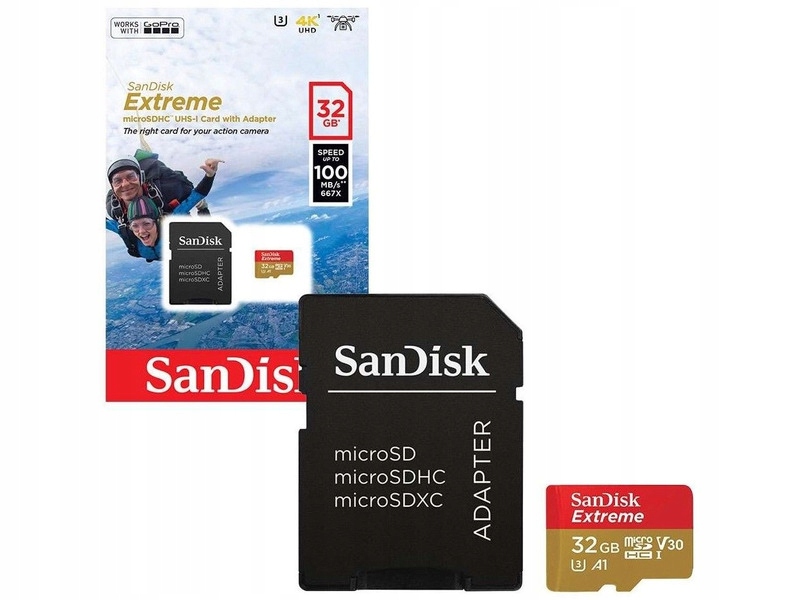 Karta pamięci SANDISK Extreme microSDHC 32GB