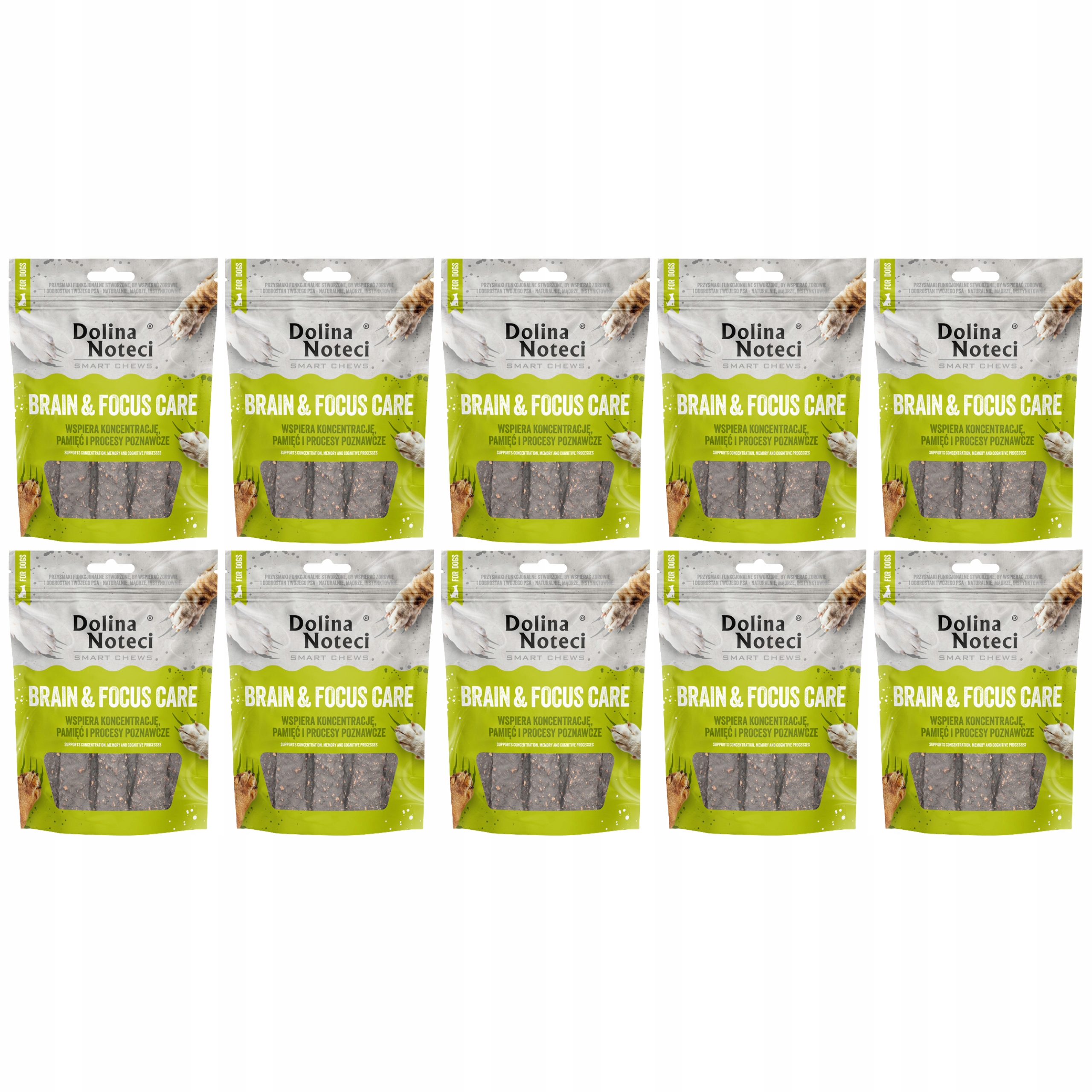 Levně Dolina Noteci Smart Chews Brain & Focus Care psí pamlsek 10 x 100 g