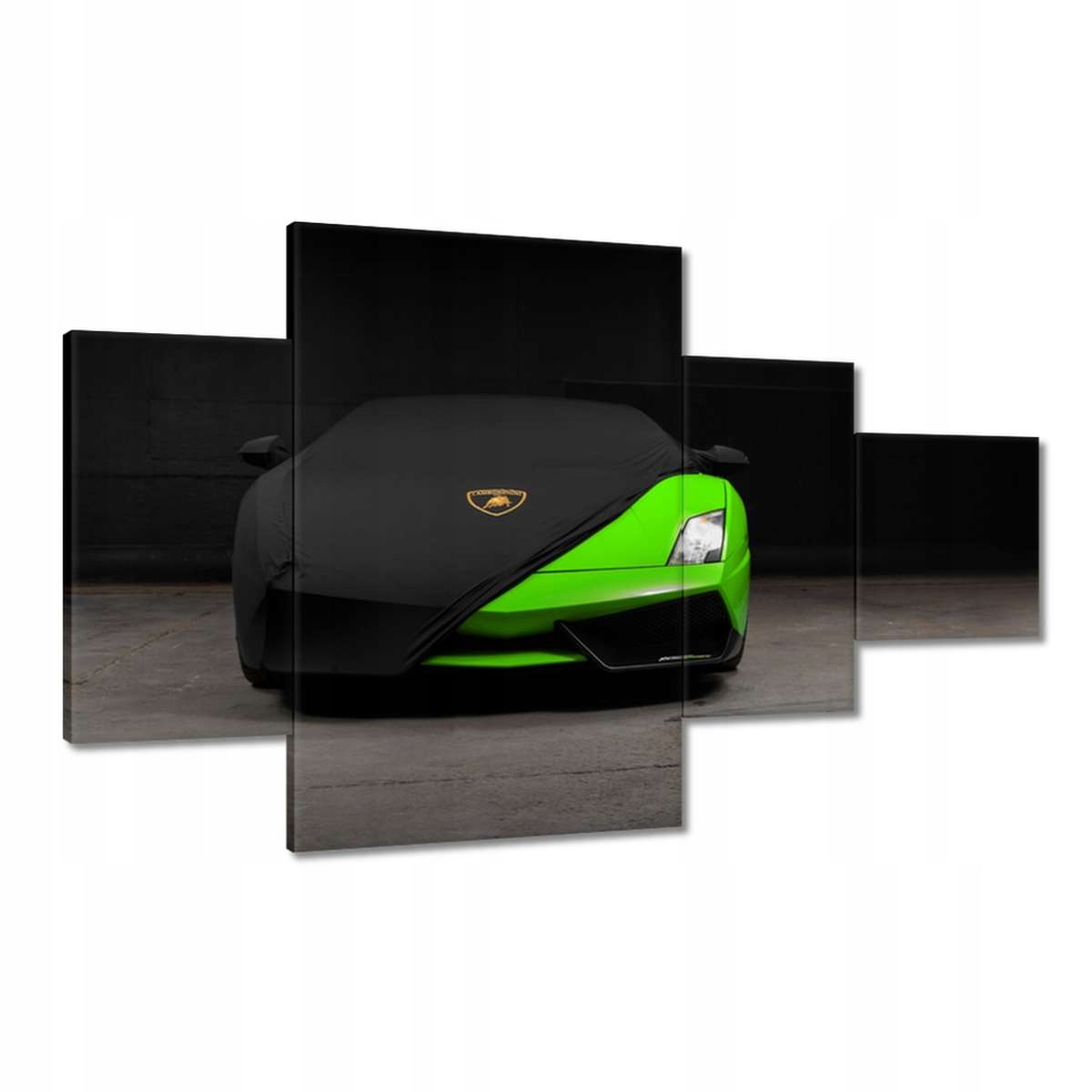 Obrazy 130x80 Limetkové sportovní auto