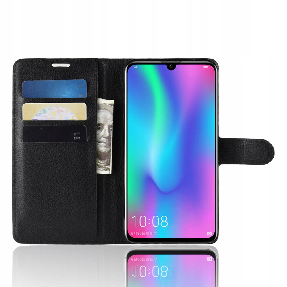 

Etui klapka portfel Litchi do Huawei P Smart 2019