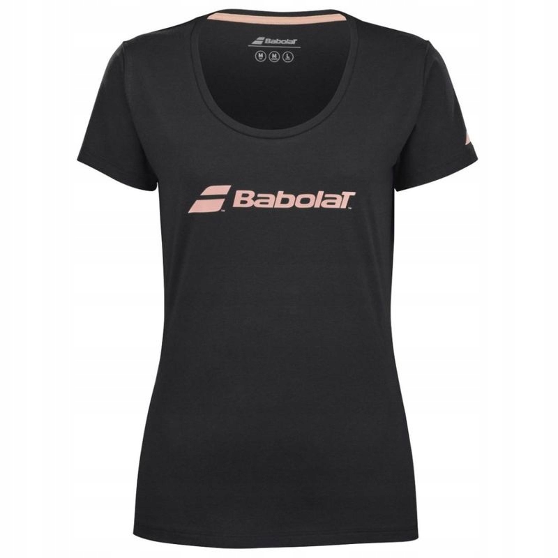 Tričko Babolat Exercise Babolat Tee Women Black/black Xs