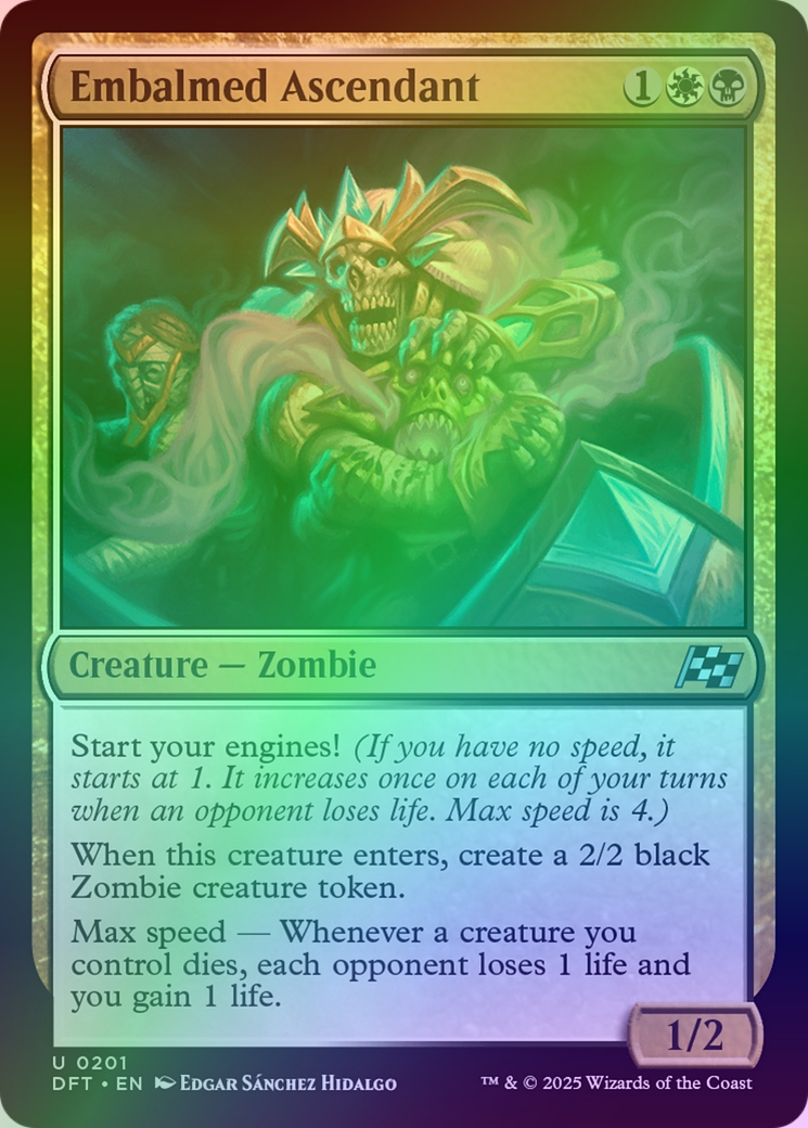 [mtg] Embalmed Ascendant (dft) *foil*