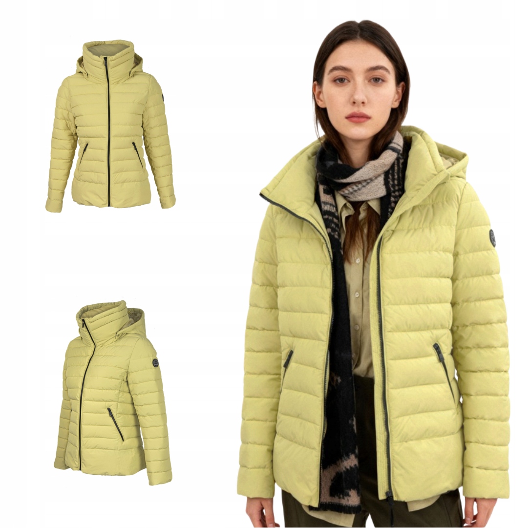 Zimní bunda s kapucí Rifugio žlutá XL