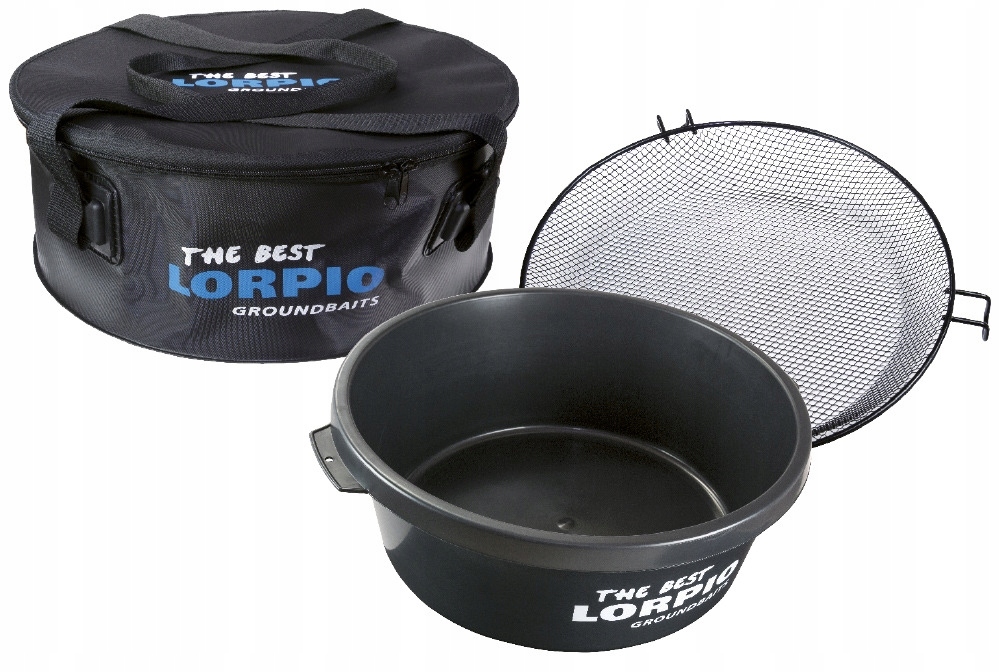 Zestaw Sito Wiadro Eva Miska Lorpio Eva Do Zanęt Sito Torba Kuweta