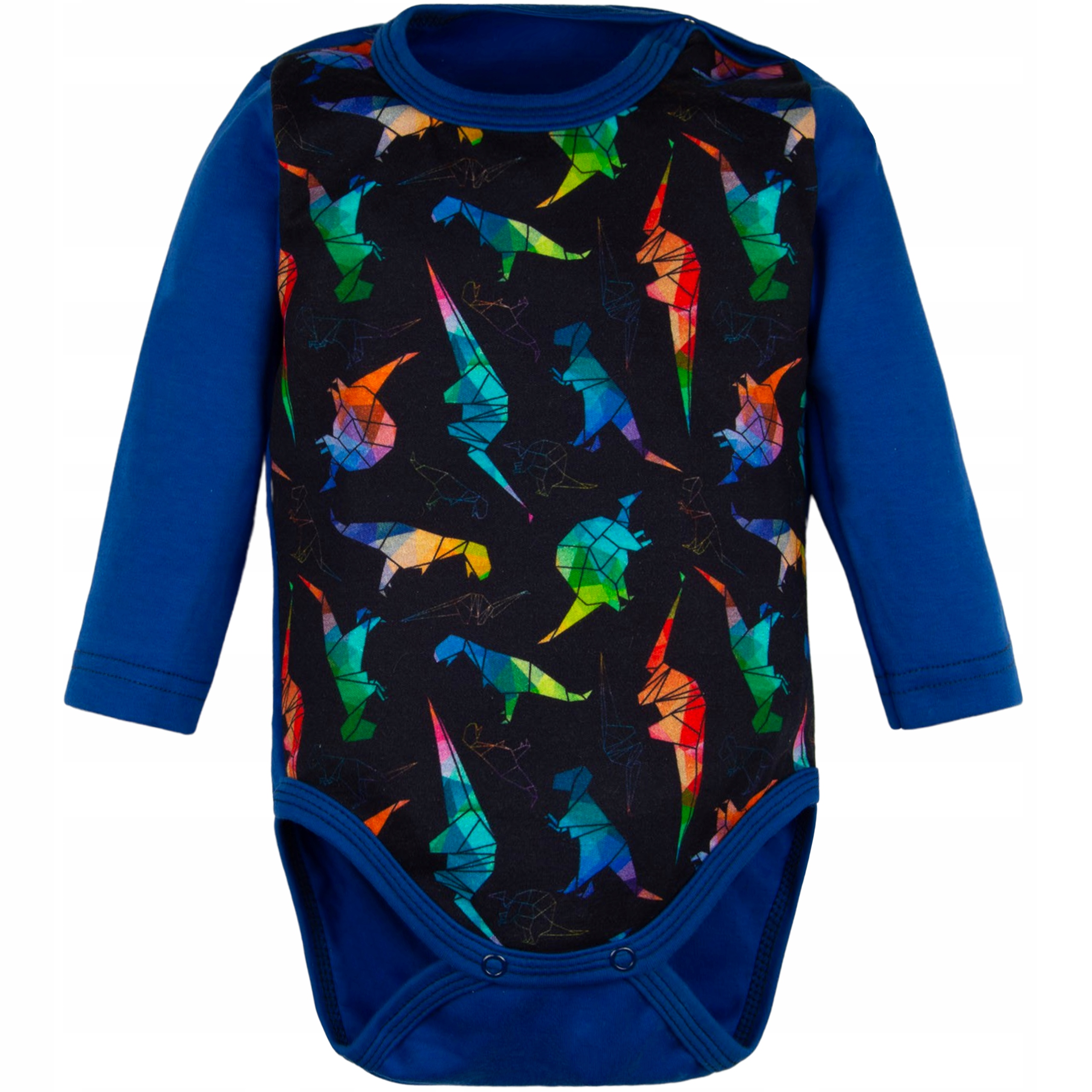 

Body Długi Rękaw origami 80 bawełniane dla chłopca