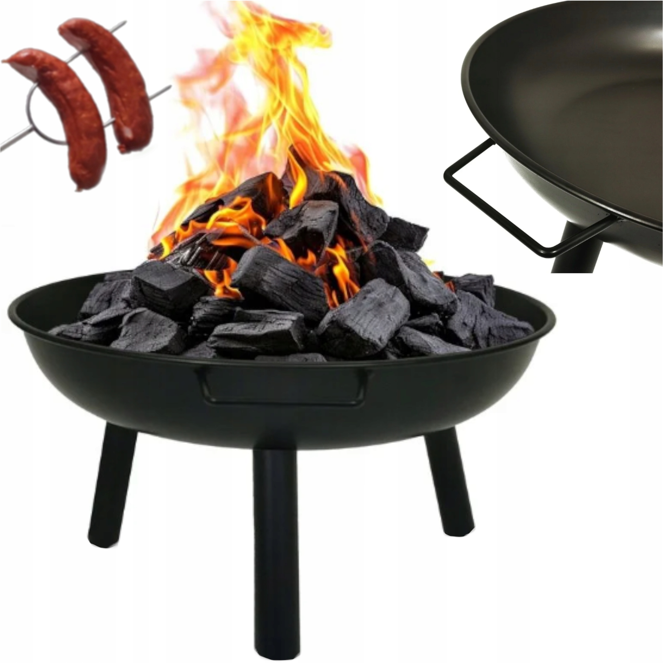 Palenisko Ogrodowe Duże I Mocne Do Kociołka Ogniska Grilla I Trójnoga