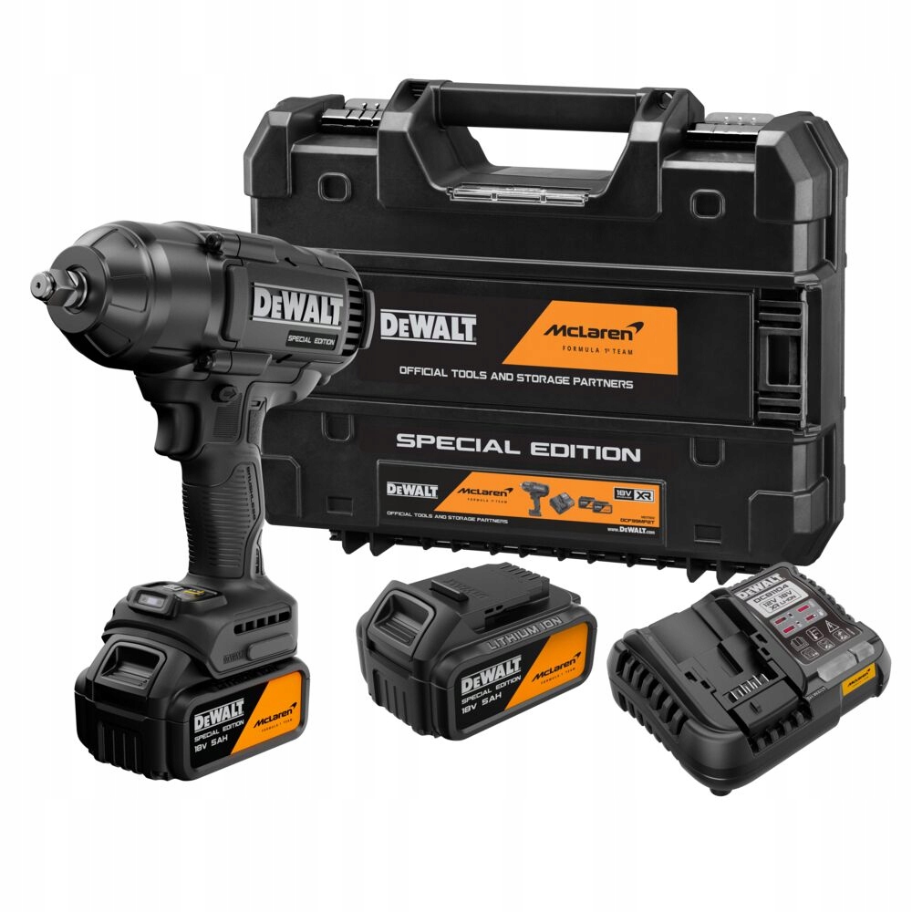 rázový uťahovák 1/2'', 1898 Nm, 18V Xr, DeWalt [DCF99MP2T-QW] edícia Mclaren