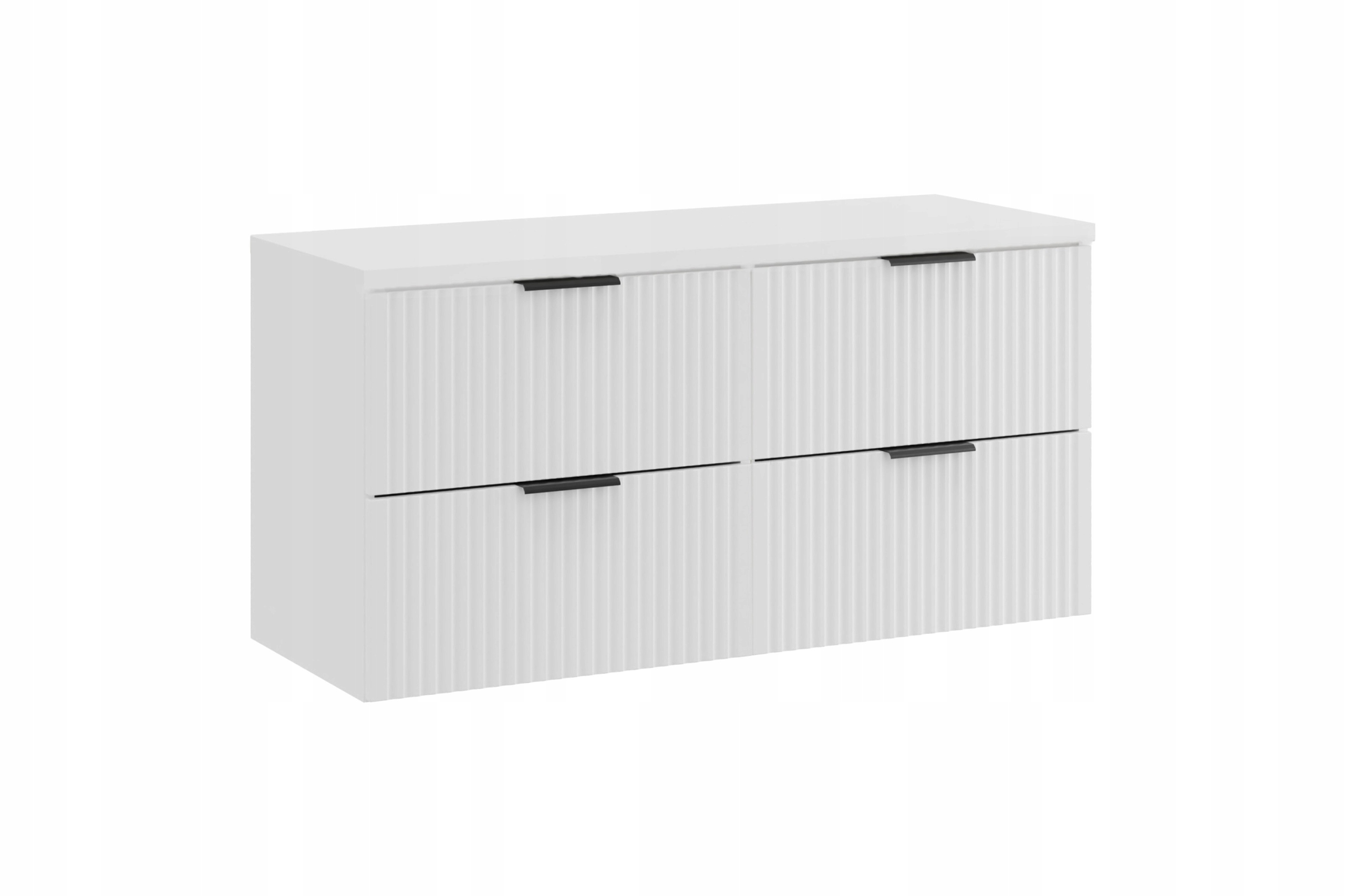 Szafka pod Umywalkę Adel White 120cm z Blatem