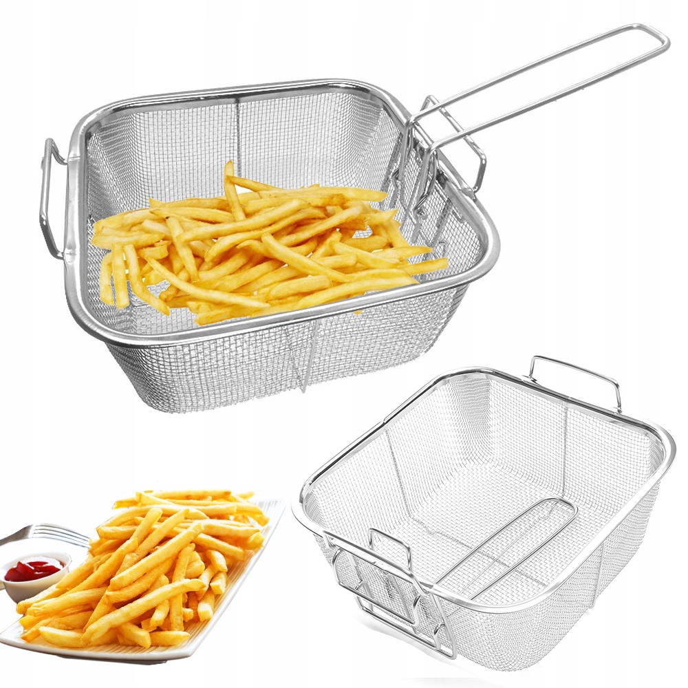 

Sitko Koszyk Do Smażenia Frytek Ryb Mięsa 23x23 CM