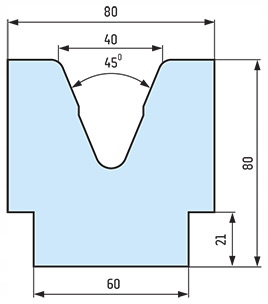 MATRYCA do prasy krawędziowej TYP AMADA/415/NOWY
