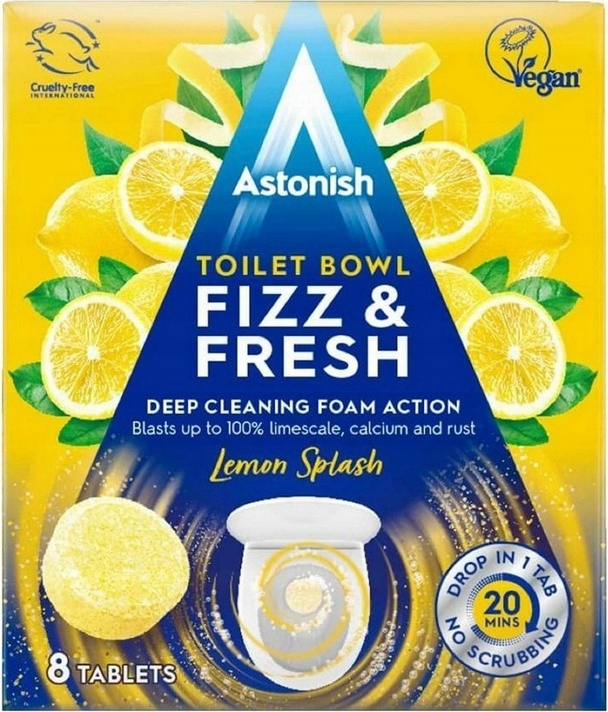 

Astonish Tabletki do odkamieniania Wc Lemon 8szt