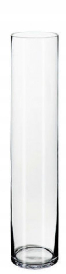 

Wazon szklany cylinder tuba czysty 50cm/10cm duży