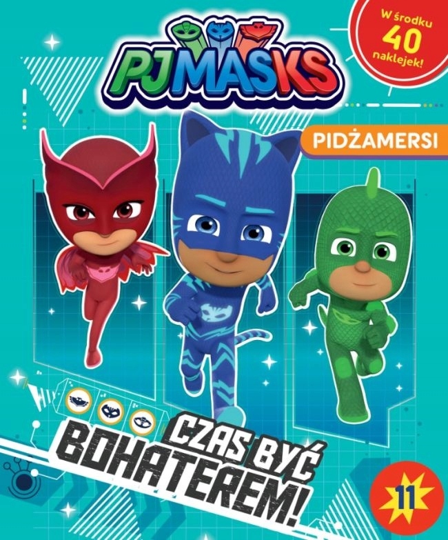 

Pidżamersi Czas być bohaterem 11 naklejki Kd