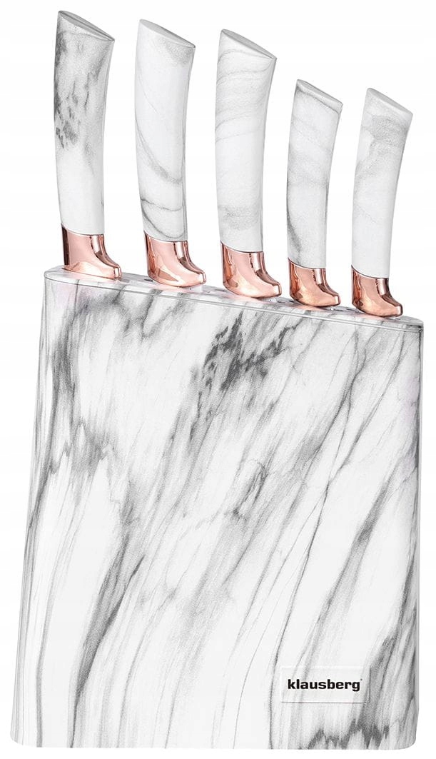 Konyhai késkészlet 5 db-os blokkban Klausberg KB-7769