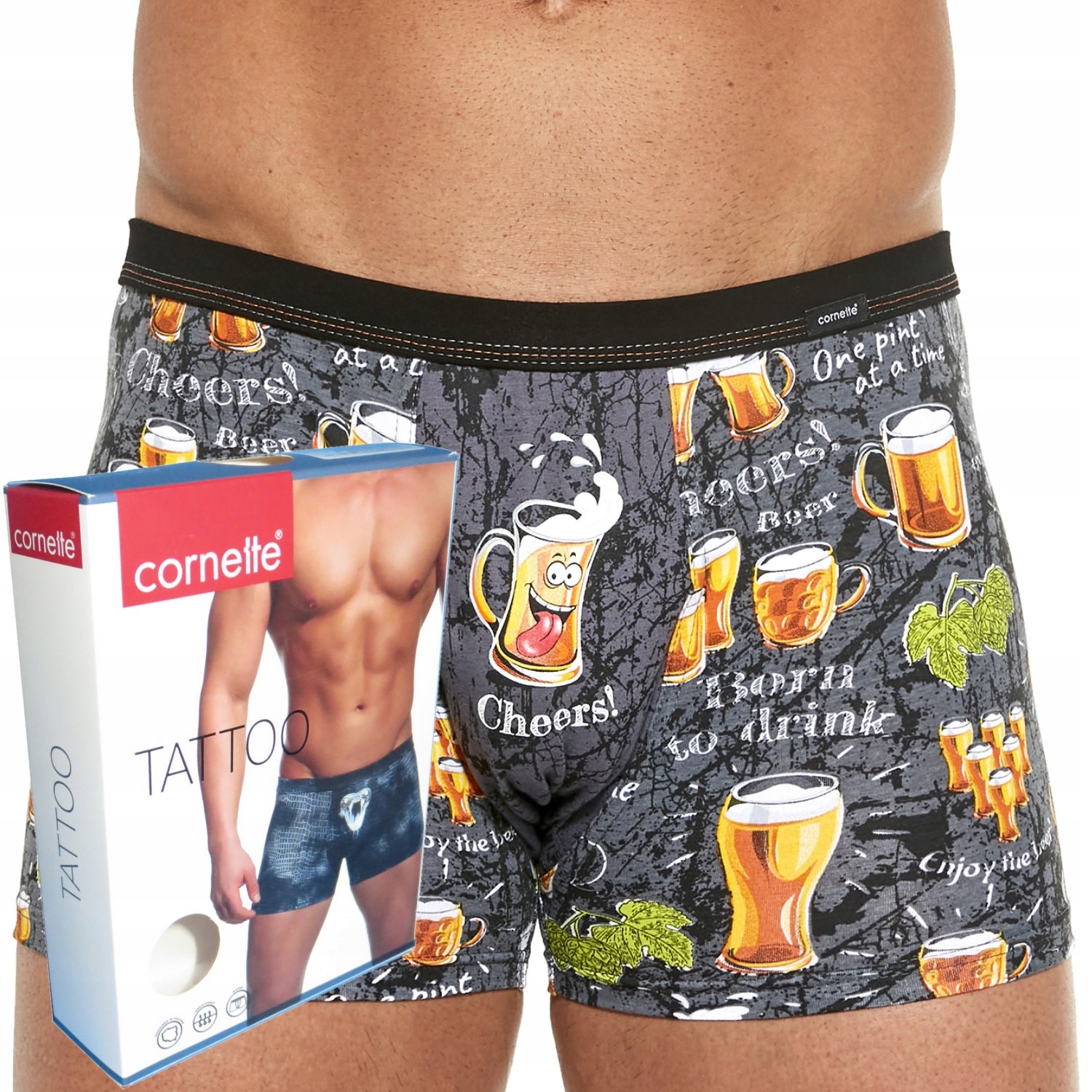 

Cornette szorty bokserki Tattoo 280/201 Beer Mug