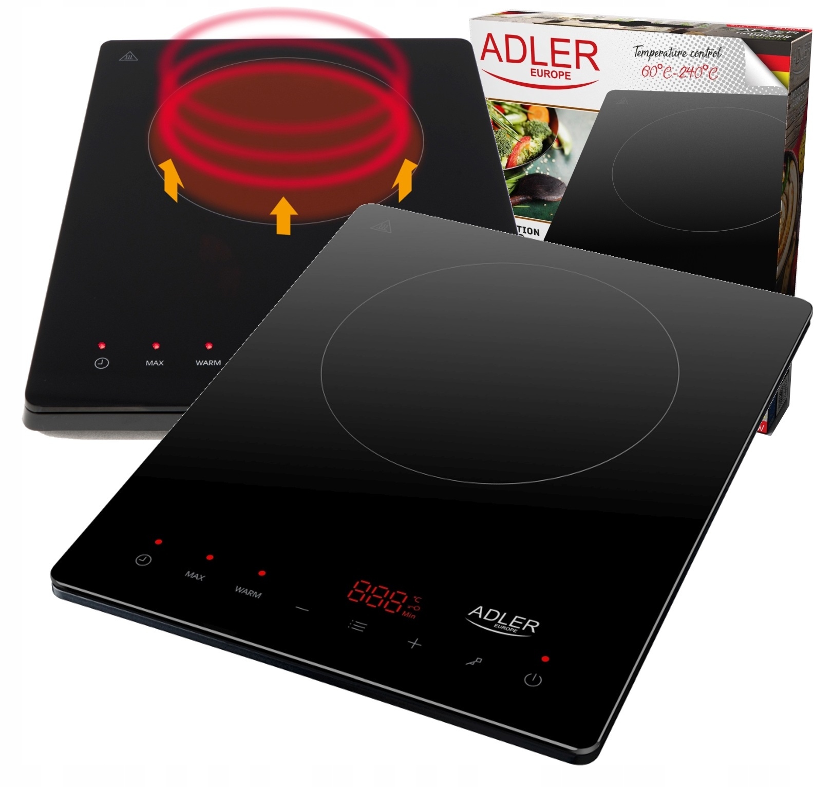 Kuchenka Indukcyjna Ad 6513 – Szybkie Gotowanie, Regulacja Mocy