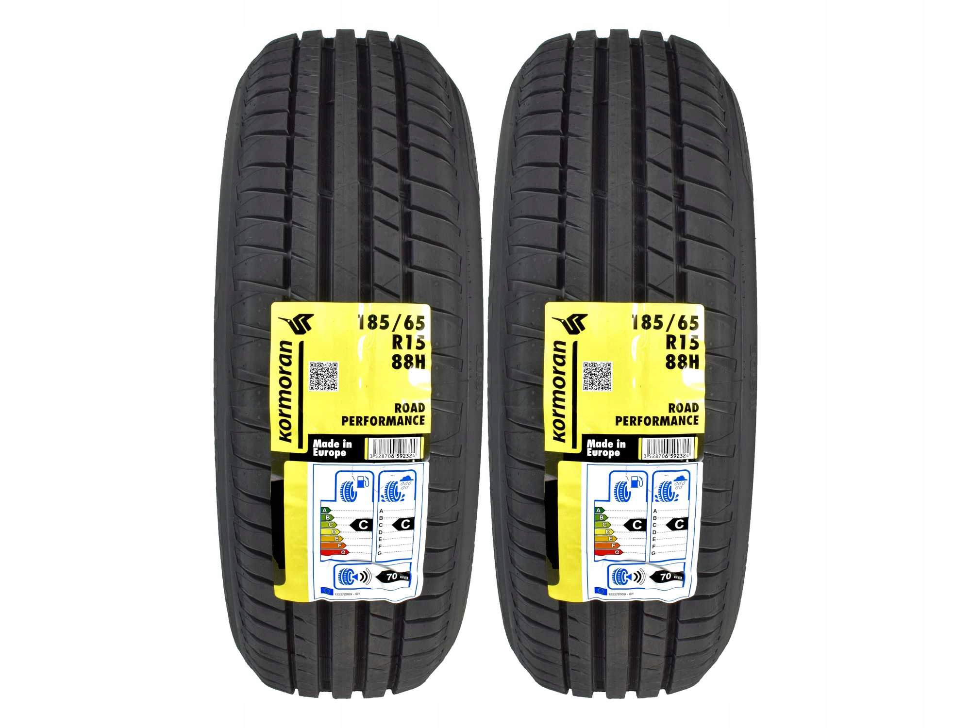 

2 Opony letnie 185/65R15 Kormoran Road Performance