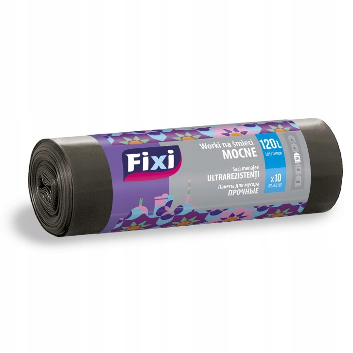 

Fixi Worki na śmieci Mocne Ldpe 120 L 10 szt.