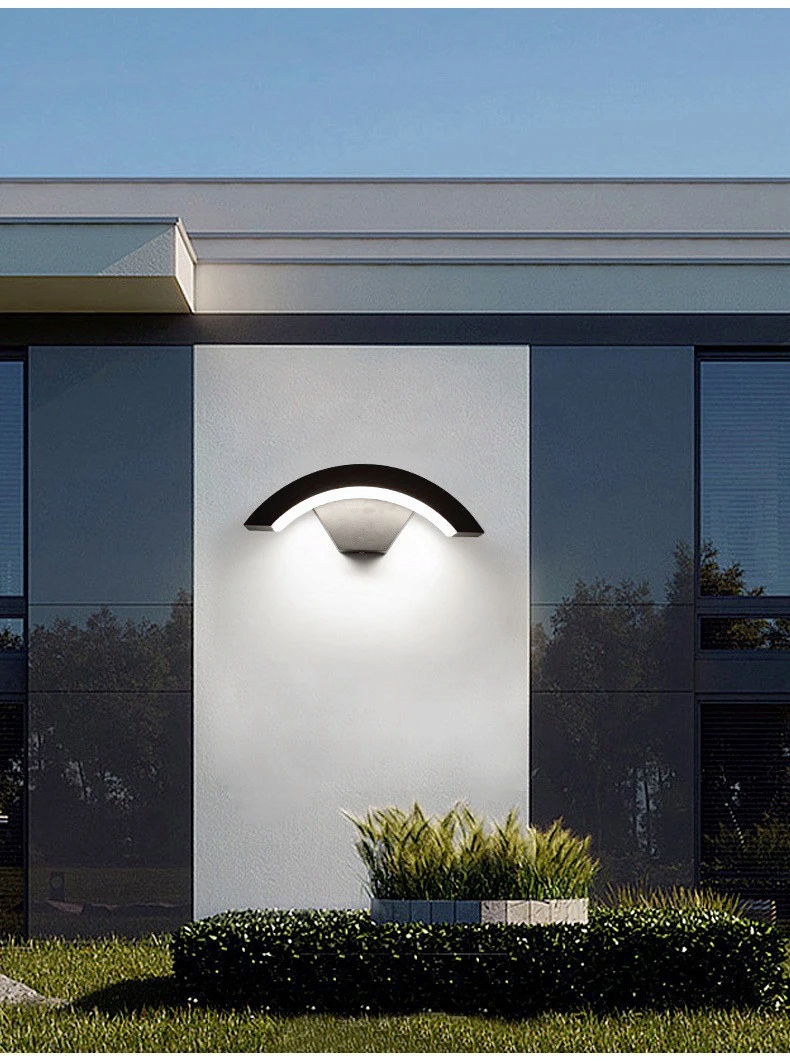 Lampa zahradní fasádní venkovní nástěnné svítidlo Led 18W Hydroizolace IP65