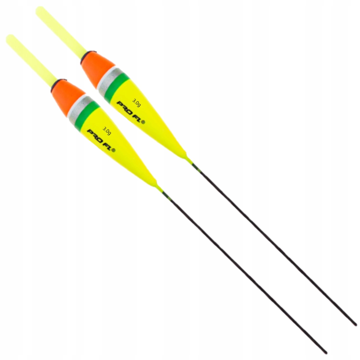 Spławik Balsa Korek Na Stałe Spławiki Stojące Widoczny 3.0G Żółty 2 Sztuki