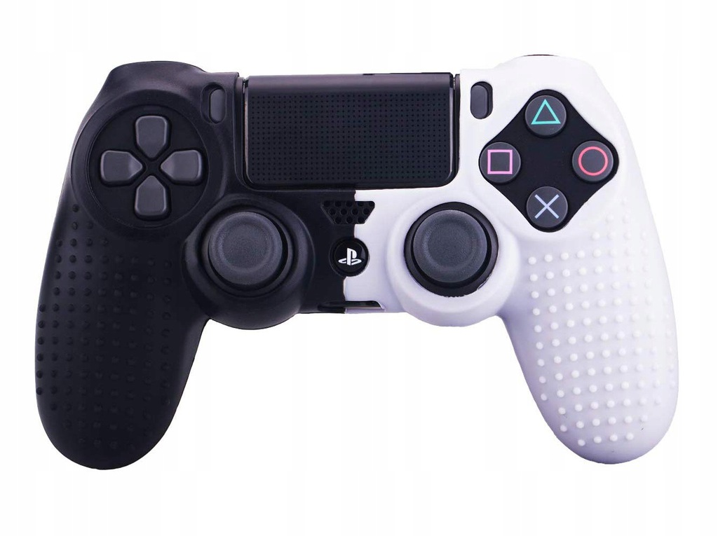 

Osłona Sylikon Nakładka Etui pada PS4 Czarno-Biały