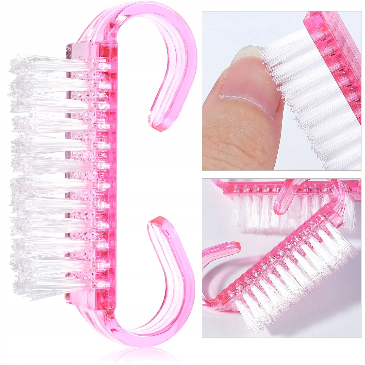 10x Szczoteczka do paznokci manicure mała do pyłu i czyszczenia pyłu zestaw Rodzaj do paznokci