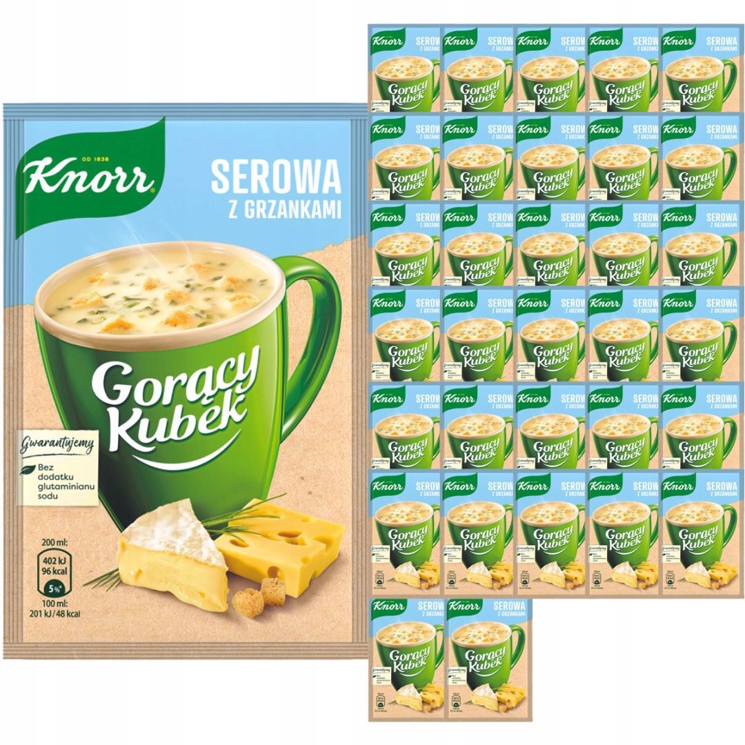 Knorr Horký sýrový hrnek s topinkami 22 g