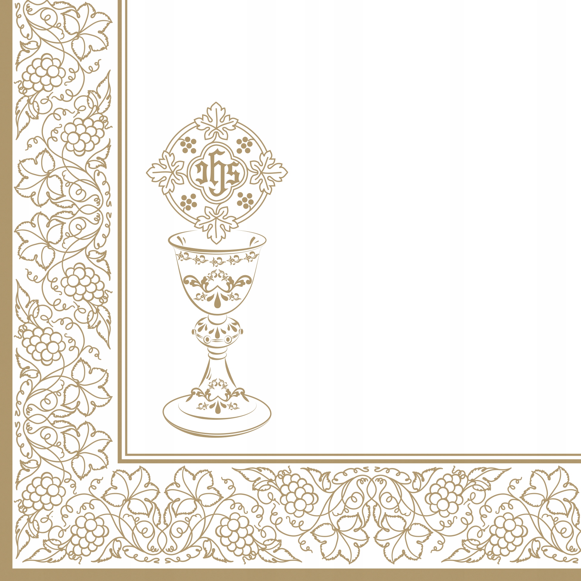 

Serwetki Komunia Ihs Złoty Kielich KOM-16 20 szt