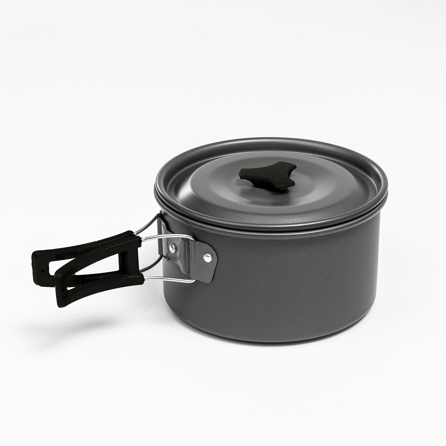 NACZYNIA TURYSTYCZNE ZESTAW GARNKÓW KOMPLET NACZYŃ KEMPINGOWYCH POD NAMIOT Waga 623 g