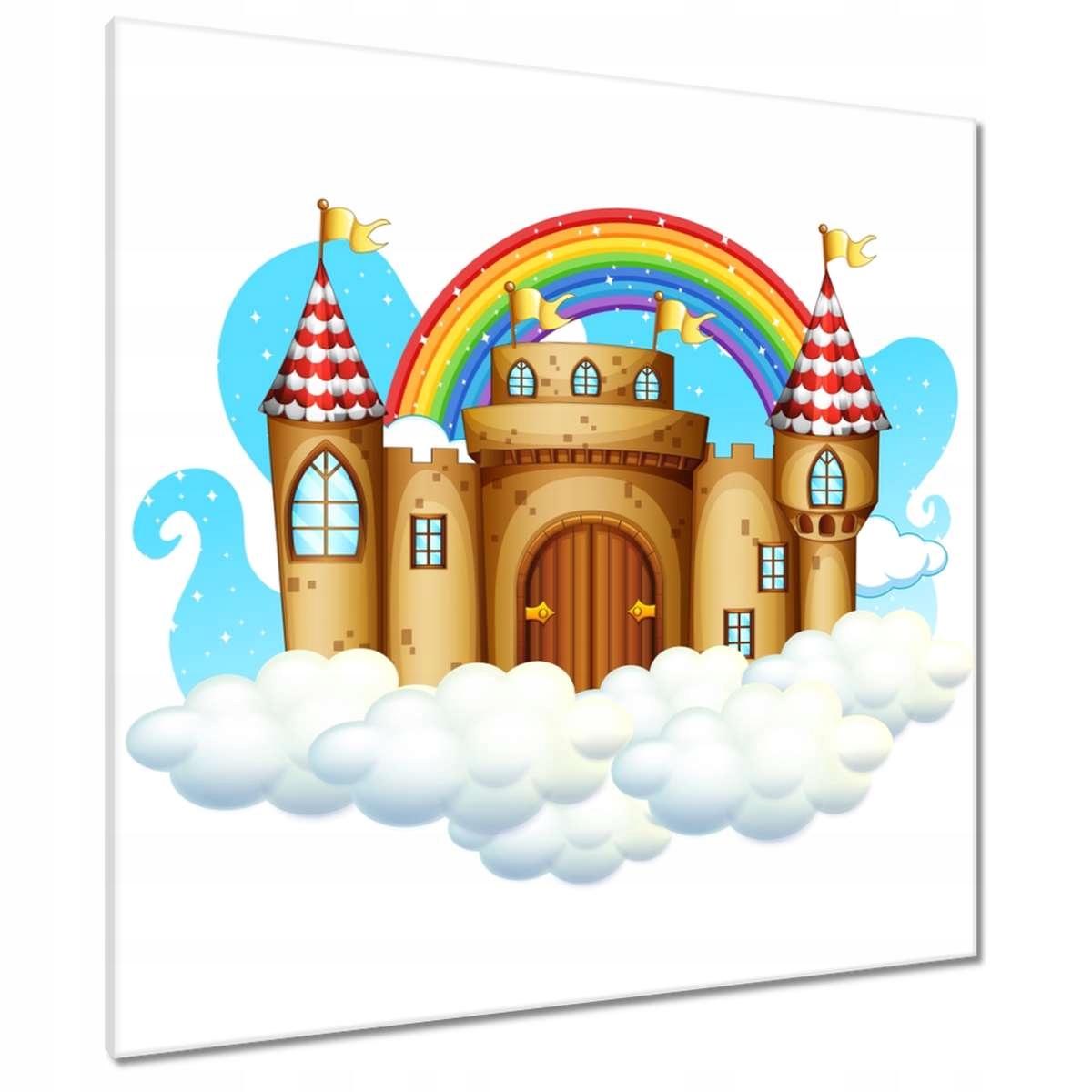 Obrazy 90x90 Úžasný hrad z pohádkové země