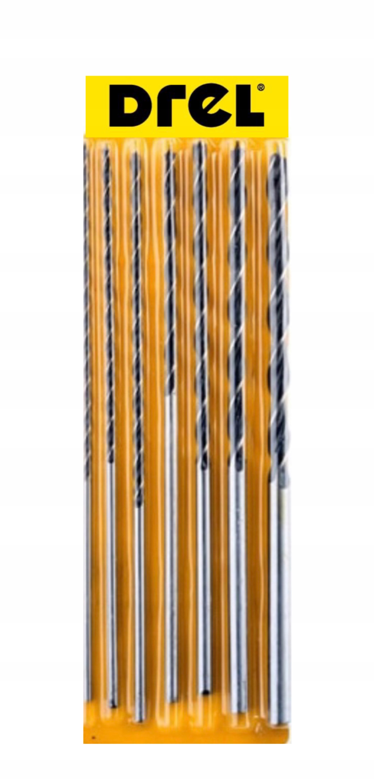 

Wiertła Do Drewna zestaw Długie 300 MM 6szt 4-12mm