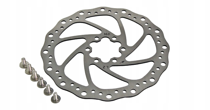 Tarcza hamulcowa MIFA jak ALHONGA TEKTRO SHIMANO 160 mm 6 śrub IS