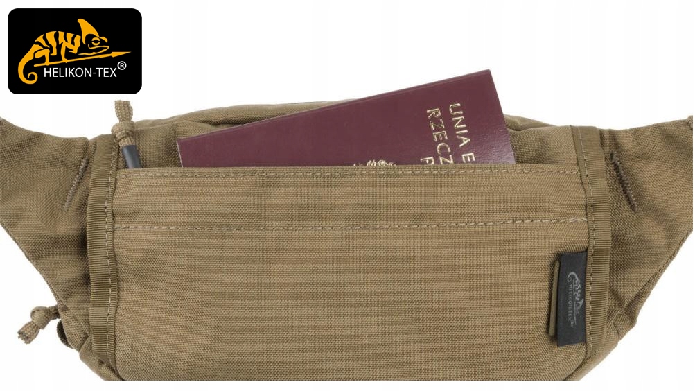 NERKA SASZETKA TORBA BIODROWA POSSUM HELIKON TURYSTYCZNA Olive Green Wzór dominujący bez wzoru