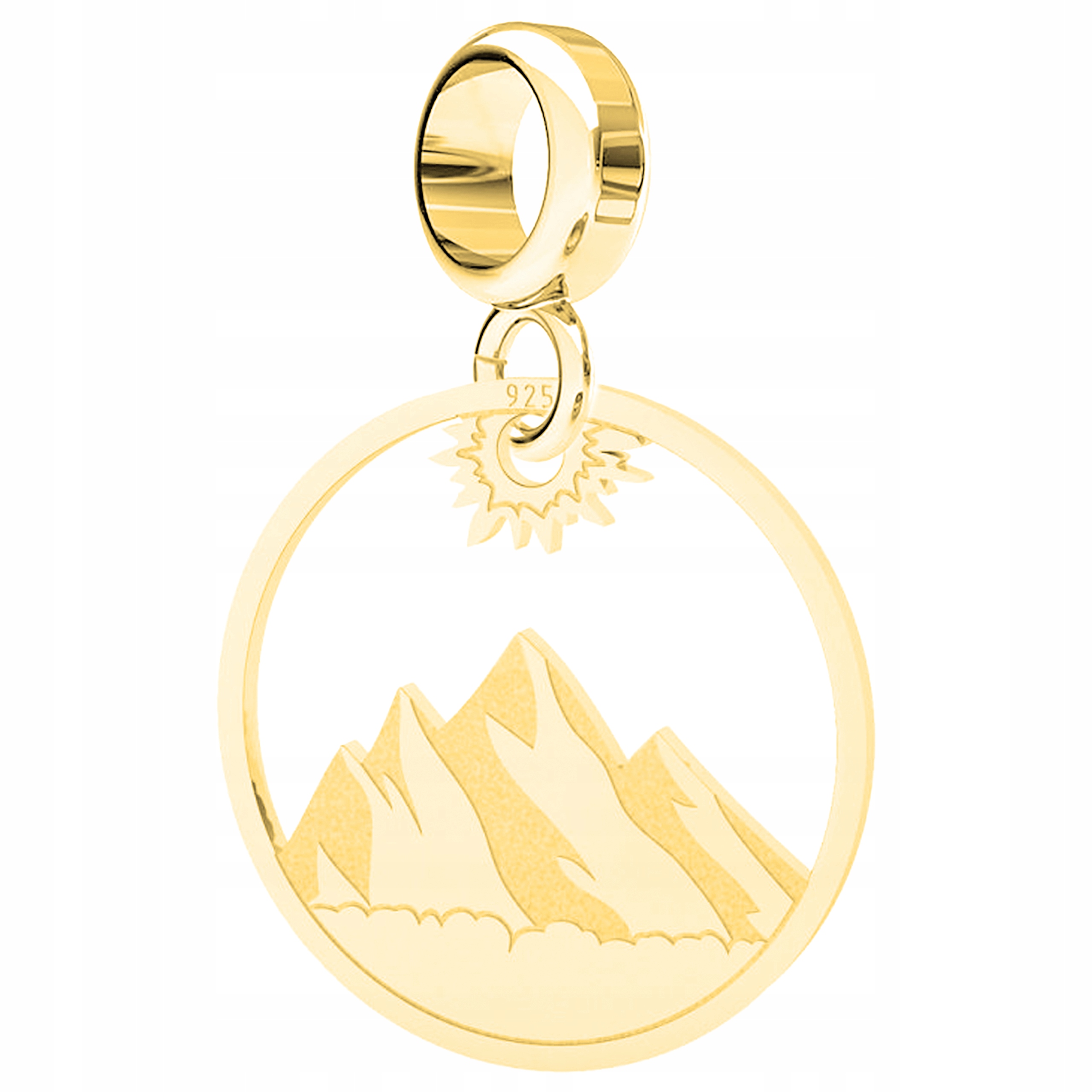 

Charms złoty Góry Tatry Zakopane srebro 925