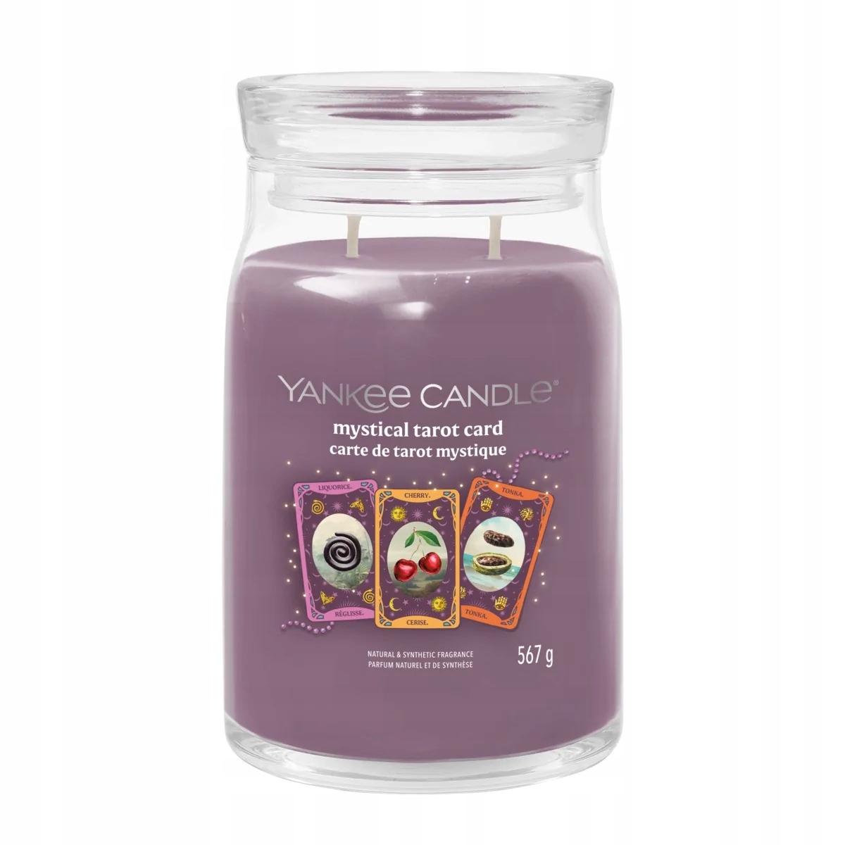 Vonná svíčka sójová Mystical Tarot Card Yankee Candle 1 ks