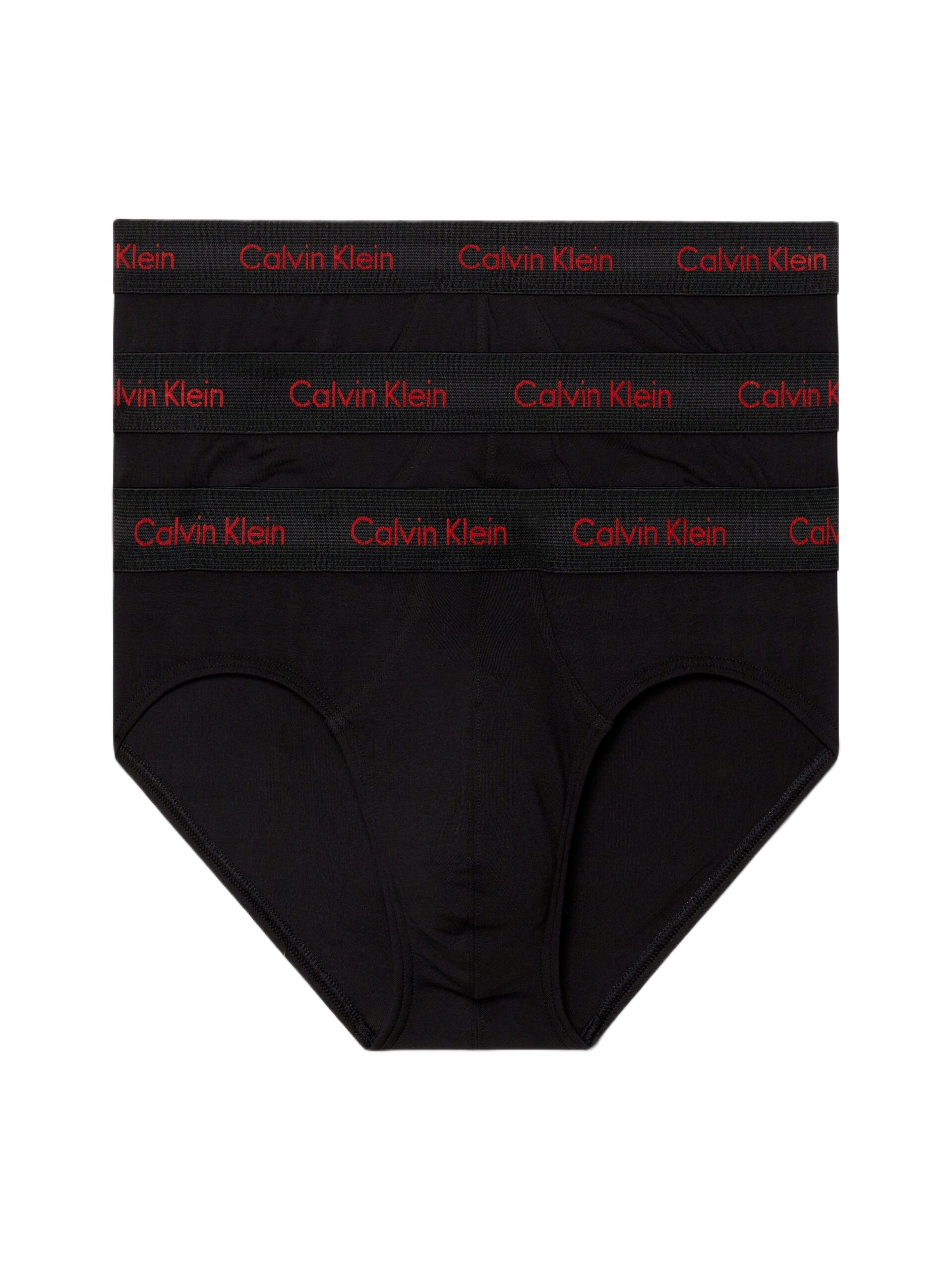 Calvin Klein pánské slipy 3-pack, černé, M