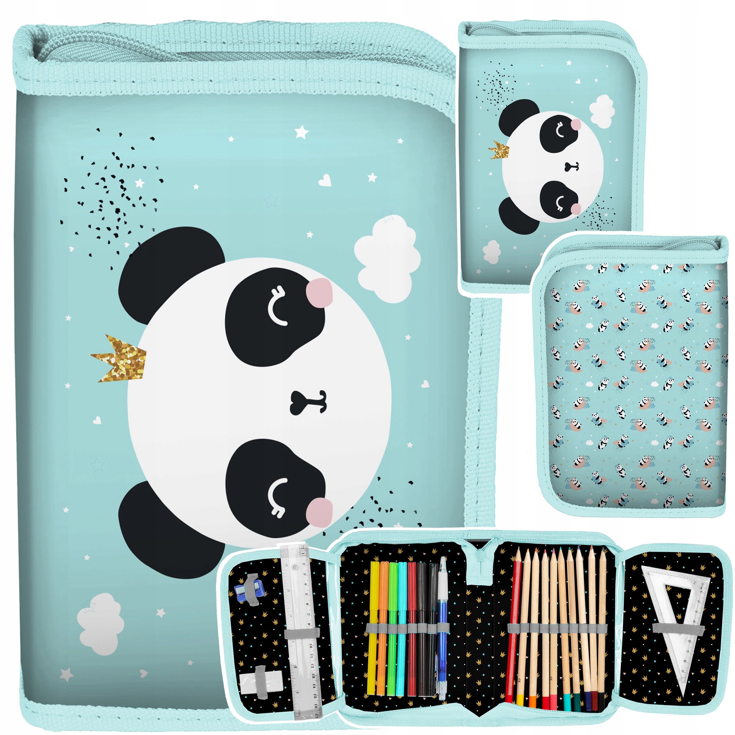 

Piórnik Z Wyposażeniem Dla Dziewczynki Panda