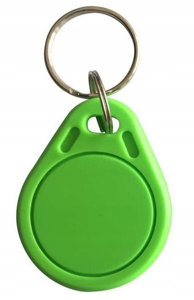 Brelok zbliżeniowy ZIELONY RFID MIFARE 5szt Kod producenta S0303B-GN