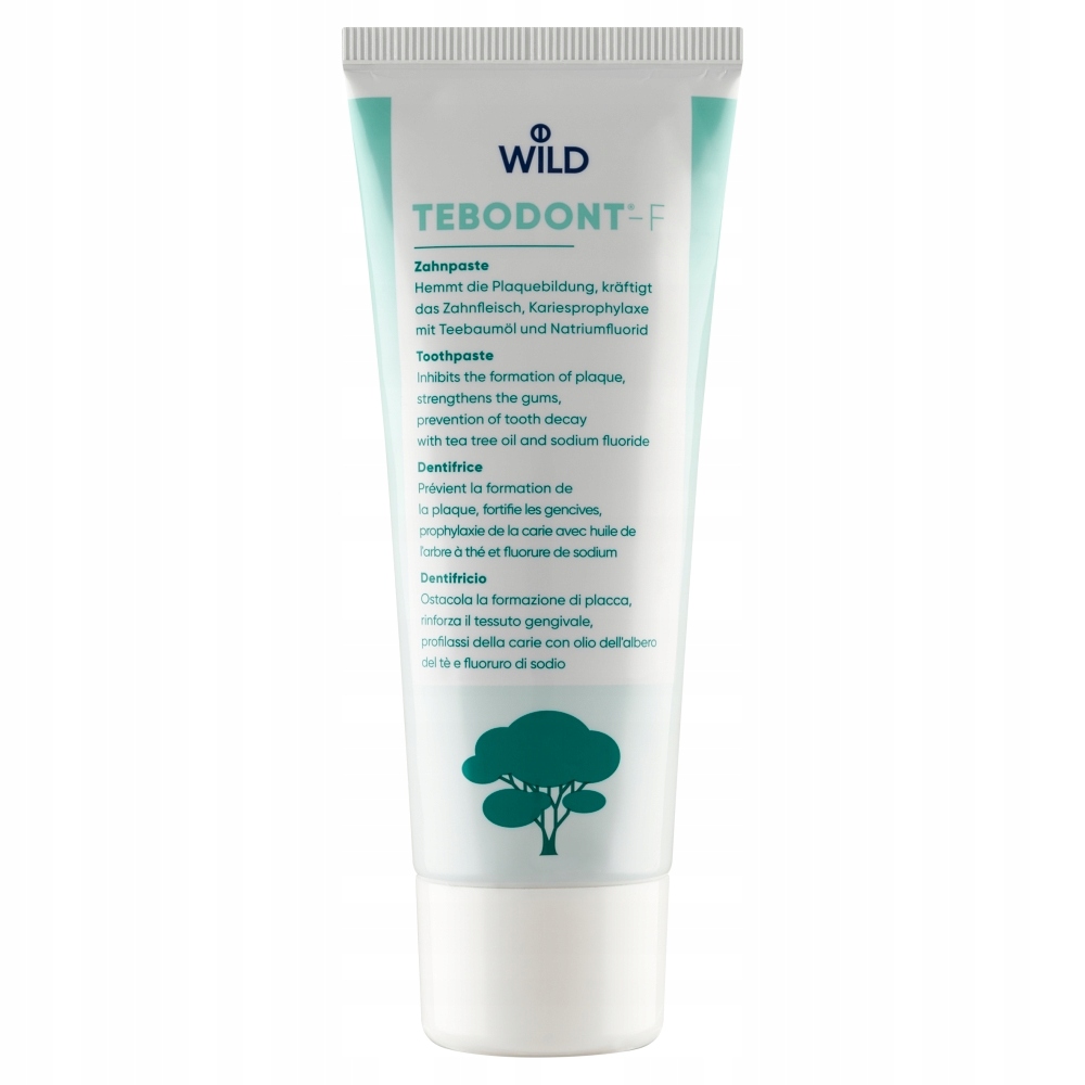 Wild Tebodont-F Pasta do zębów z fluorem Wzmacnia dziąsła 75ml