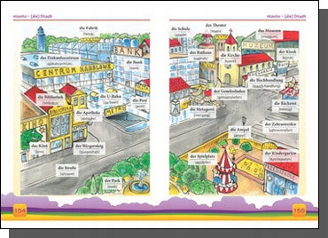 ILUSTROWANE SŁOWNIKI Niemiecki Angielski Ortografi Okładka miękka