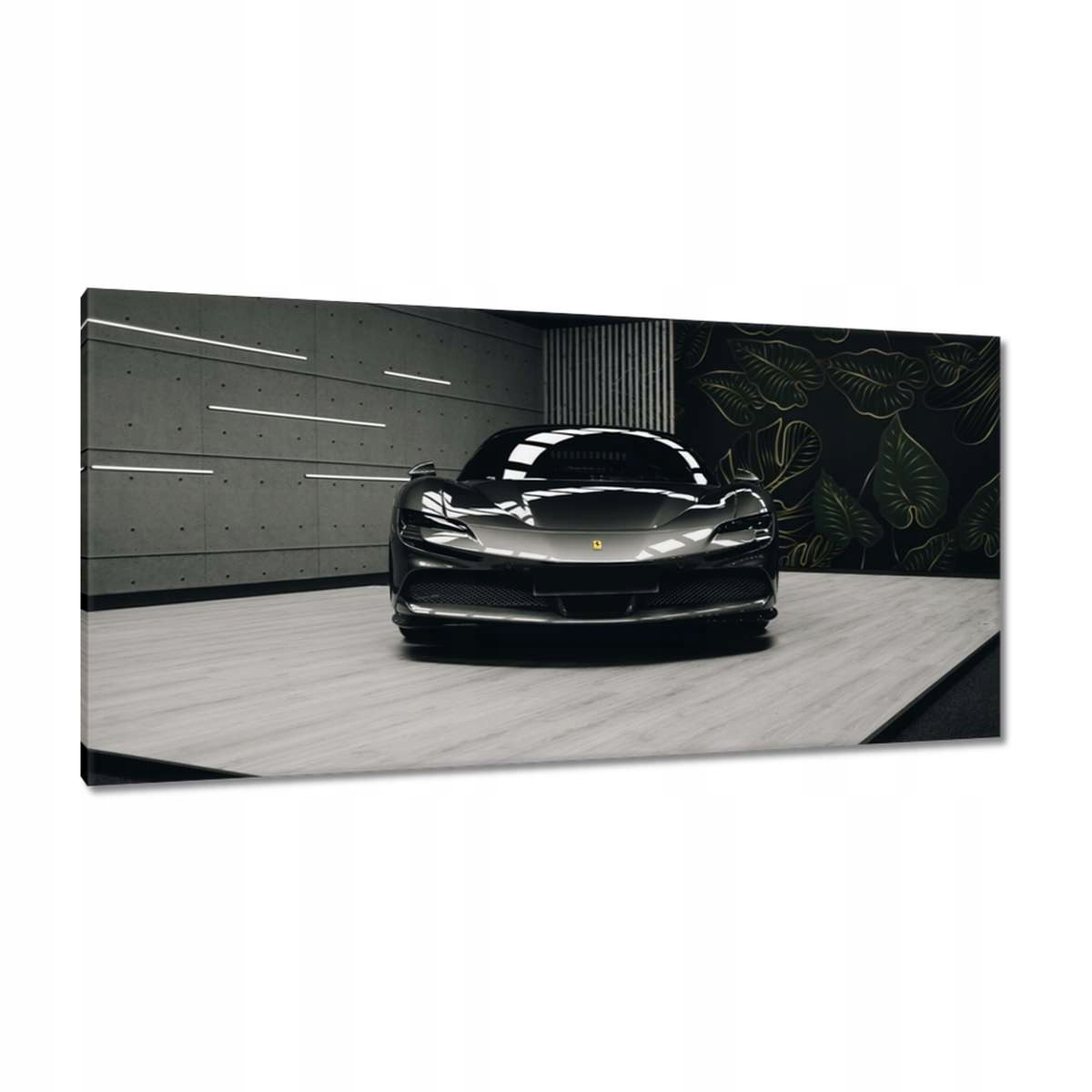 Obrazy 115x55 Černé Ferrari Auto