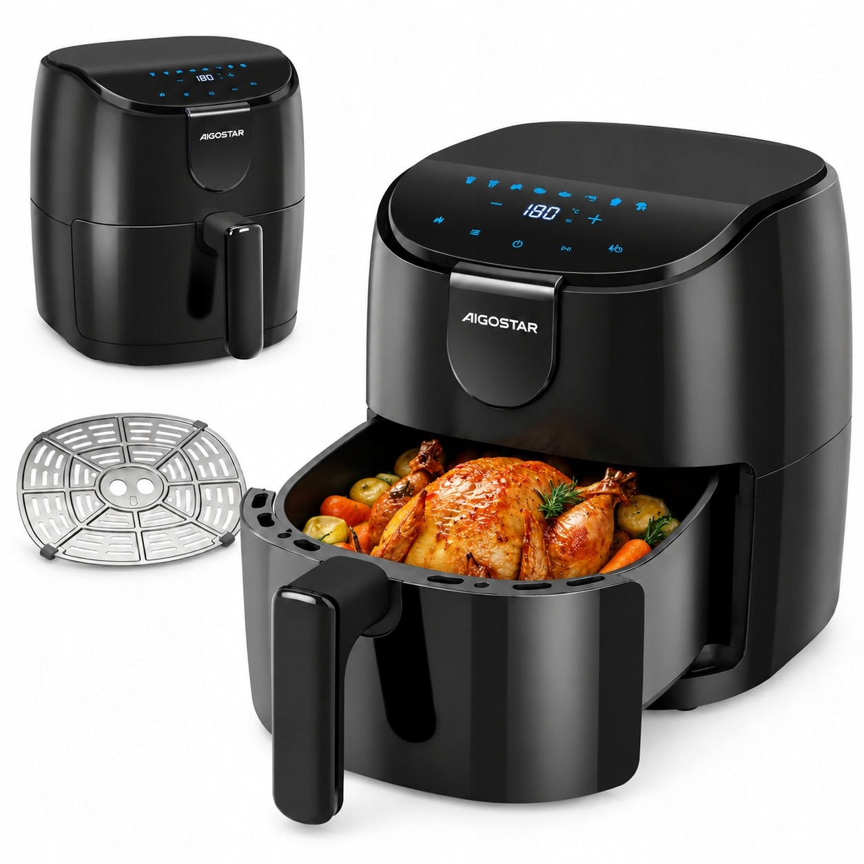 Frytkownica beztłuszczowa Air Fryer 4L 1500W 8 programów Dotykowa Timer