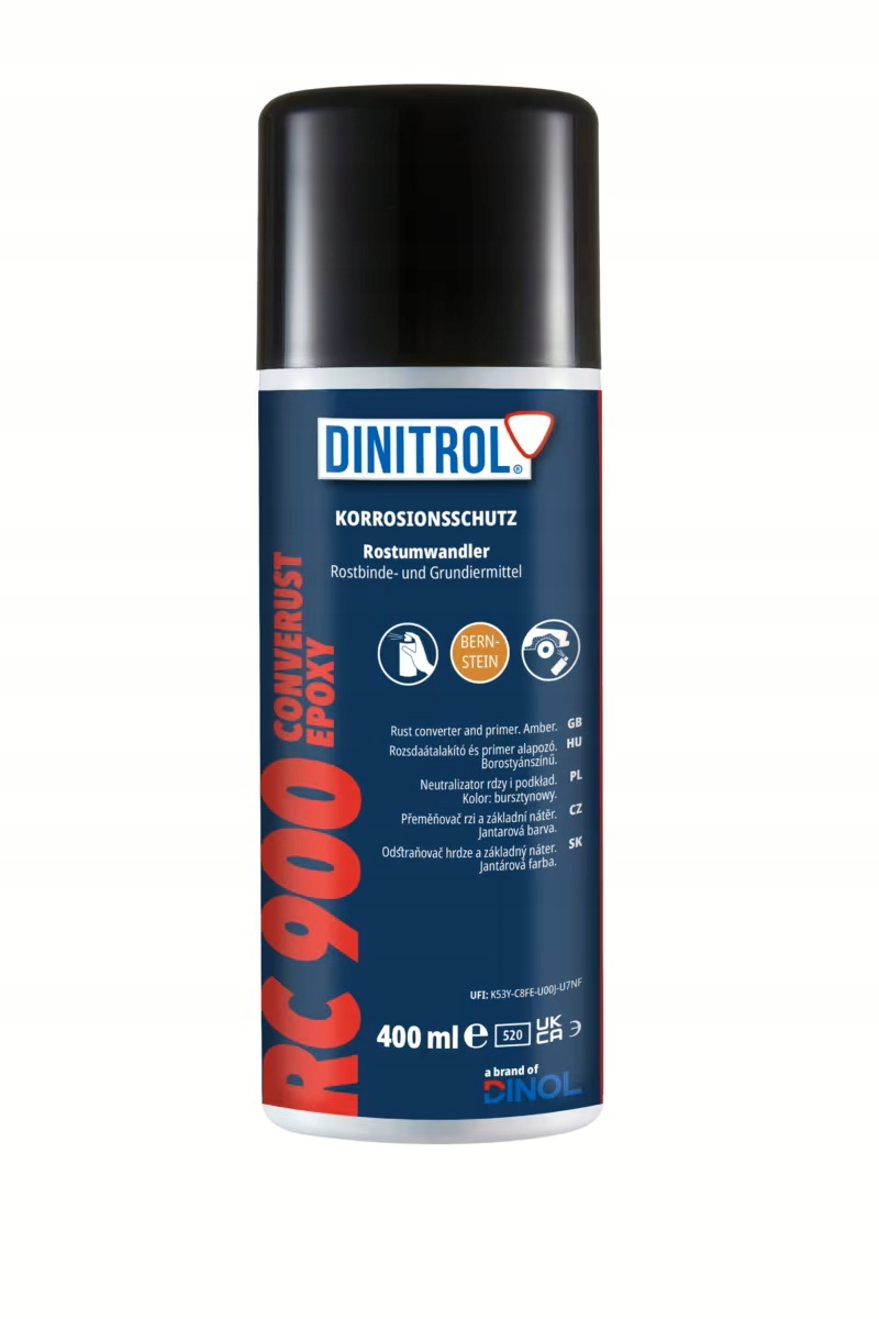 Konwerter rdzy z podkładem antykorozyjnym Dinitrol RC900 Spray 400ml