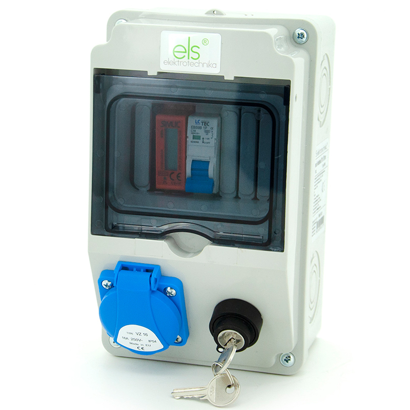 ROZDZIELNICA ROZDZIELNIA OGRODOWA 230V LICZNIK Stopień ochrony IP IP44