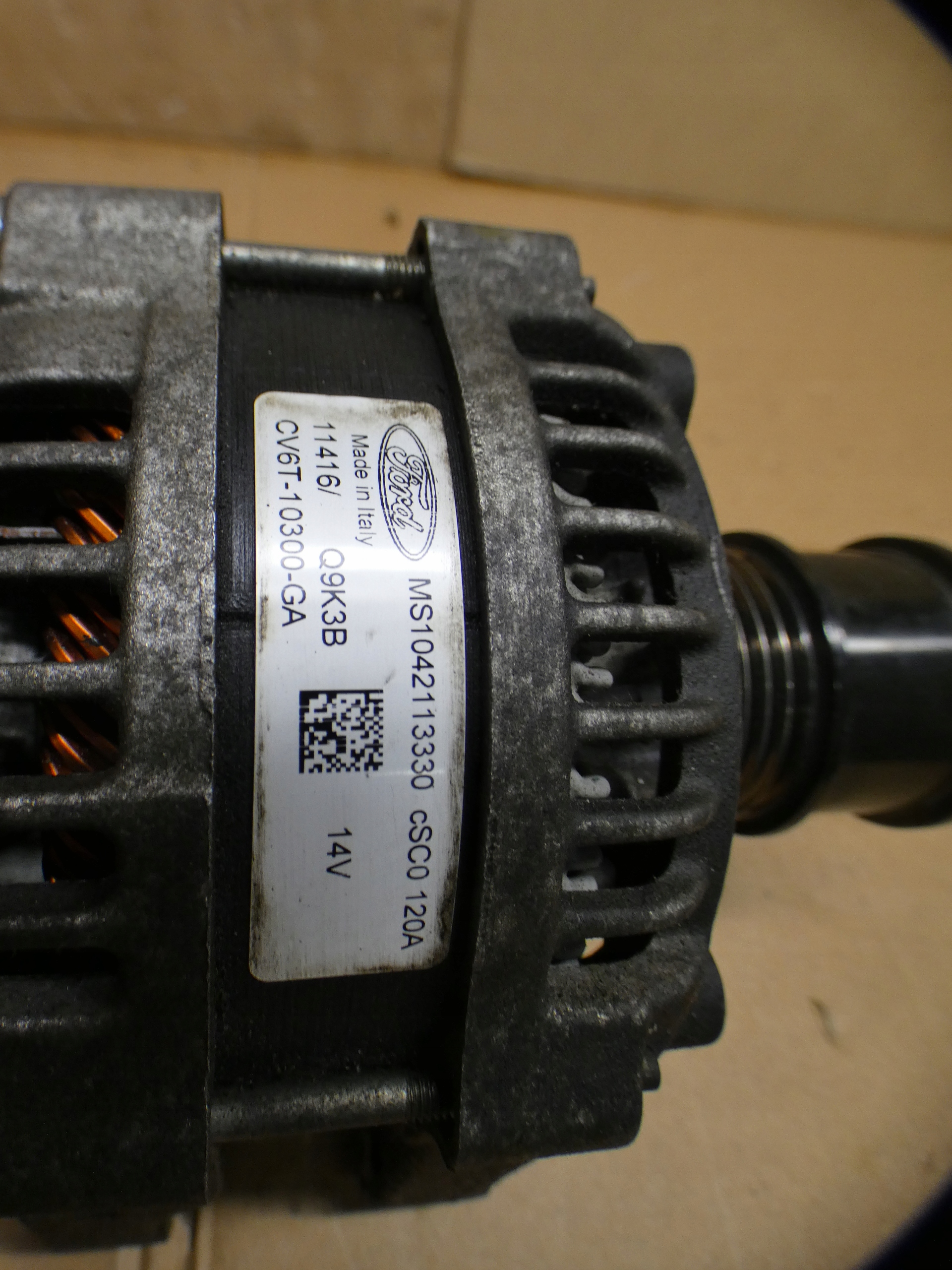 FORD FOCUS MK3 1.0 ALTERNATOR CV6T-10300-GA