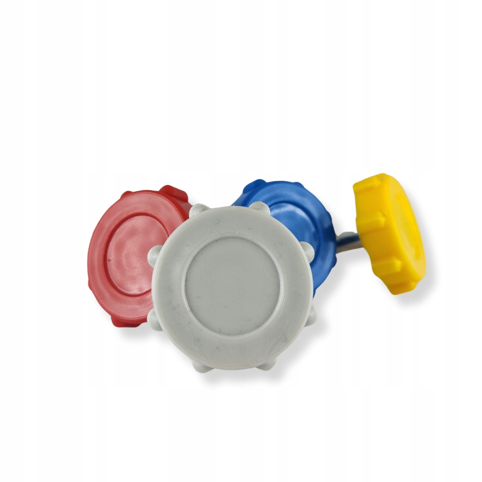 POKRĘTŁO GWIAZDOWE CZERWONE Z NAKRĘTKĄ M8 Liczba sztuk w opakowaniu 1 szt.