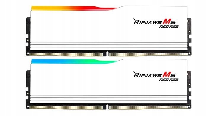 Pamięć Pc DDR5 64GB 2x32GB Ripjaws M5 Neo Rgb Amd 6000MHz CL36 Biały