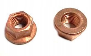 NAKRĘTKA KOLEKTORA WYDECHOWEGO M10x1.25 miedź. 2x