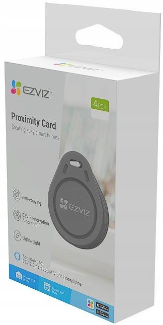 PROXIMITY KULCSTARTÓK EZVIZ CS-DL-IC-CPU-R200 (4db) Csomagolás állapota eredeti